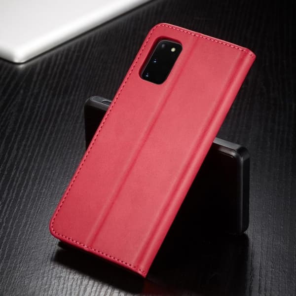 LC.IMEEKE Samsung Galaxy A41 Flip Etui - Rød