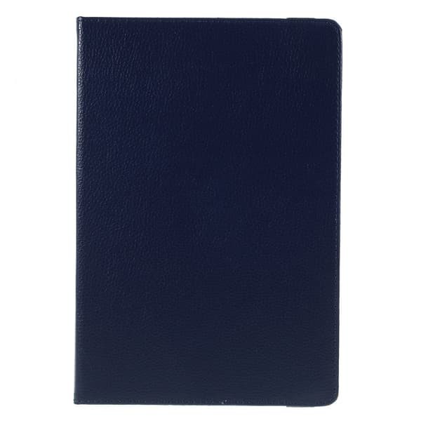 Sammenleggbart etui med Lichi-tekstur for Samsung Galaxy Tab S6 Lite - Mørkeblå