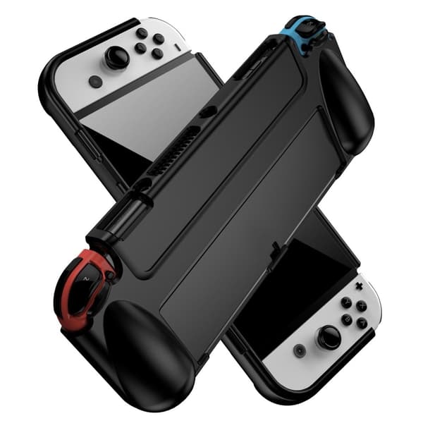 Nintendo Switch OLED yksinkertainen TPU-suojus - Musta