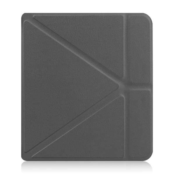 Stativfodral för Kobo Libra Colour eReaders PU läderfodral med automatisk väckning/sömn - Grå
