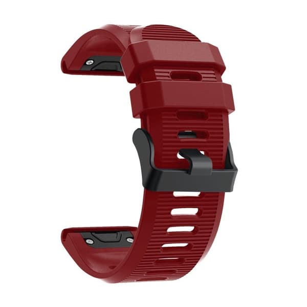 Garmin Fenix 5X Plus silikoneurrem - rød