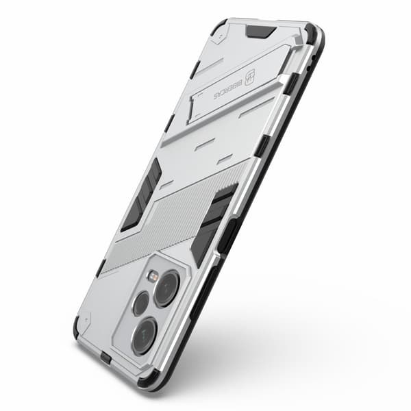 Støtsikkert hybriddeksel for Xiaomi Redmi Note 12 Pro - Sølv