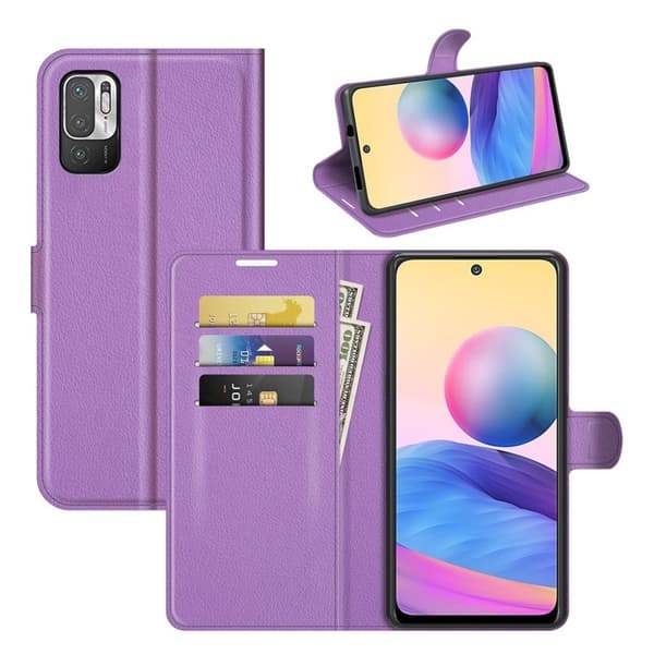 Classic Xiaomi Redmi Note 10 5G Flippetui - Lilla