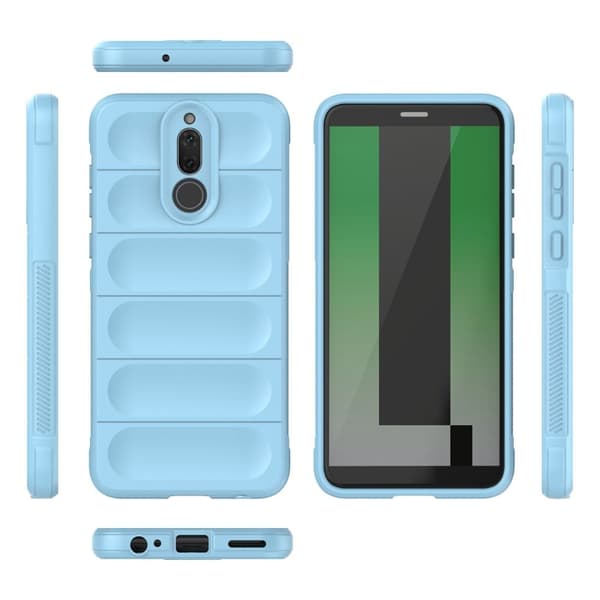 Blødt grebsformet cover til Huawei Mate 10 Pro - Blå