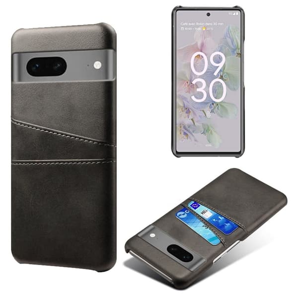 Dual Card Etui Google Pixel 7a - Svart