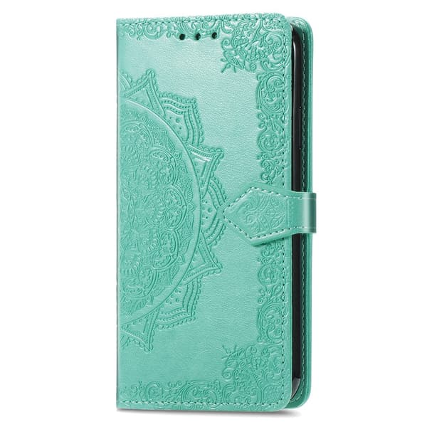 Mandala Xiaomi Redmi Note 15 Pro Plus etui i lær - Grønn