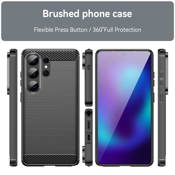 Carbon Flex Samsung Galaxy S26 Ultra cover - Sort