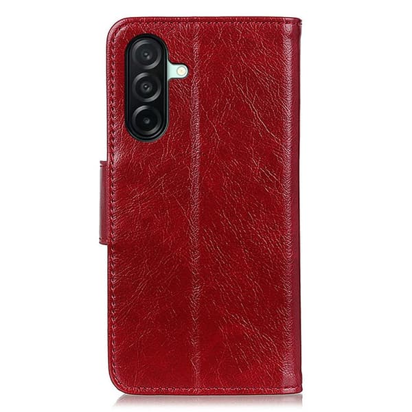 Neptune läder Samsung Galaxy A27 fodral - Röd