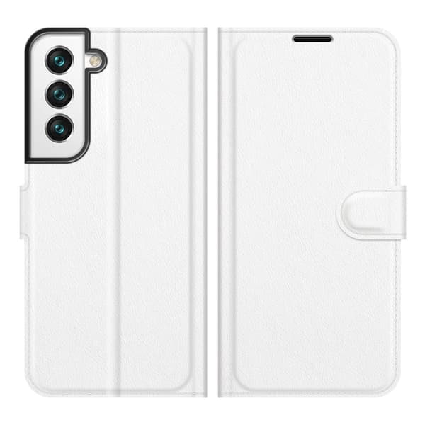 Classic Samsung Galaxy S22 Plus Flip Etui - Hvid