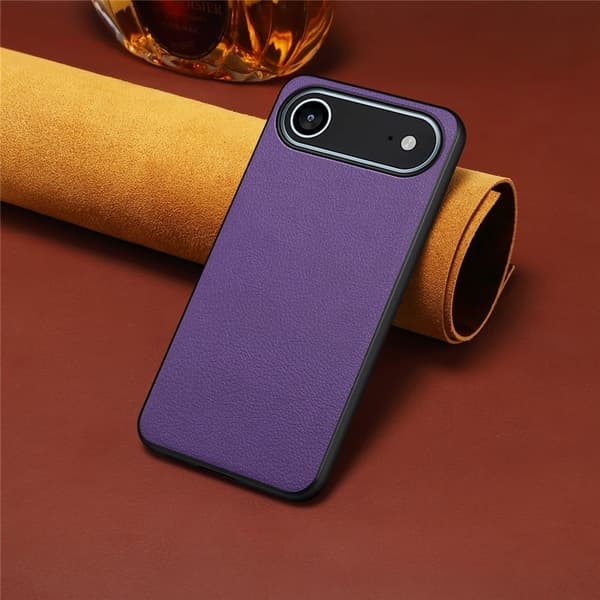 Mat og elegant tekstureret iPhone Air cover - Lilla