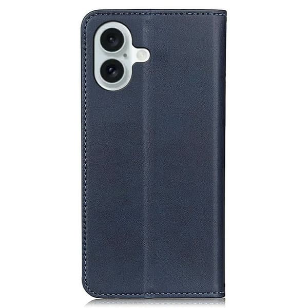 Äkta läder iPhone 17 fodral - Blå