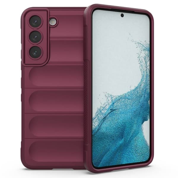 Blødt grebsformet cover til Samsung Galaxy S22 Plus - Rød