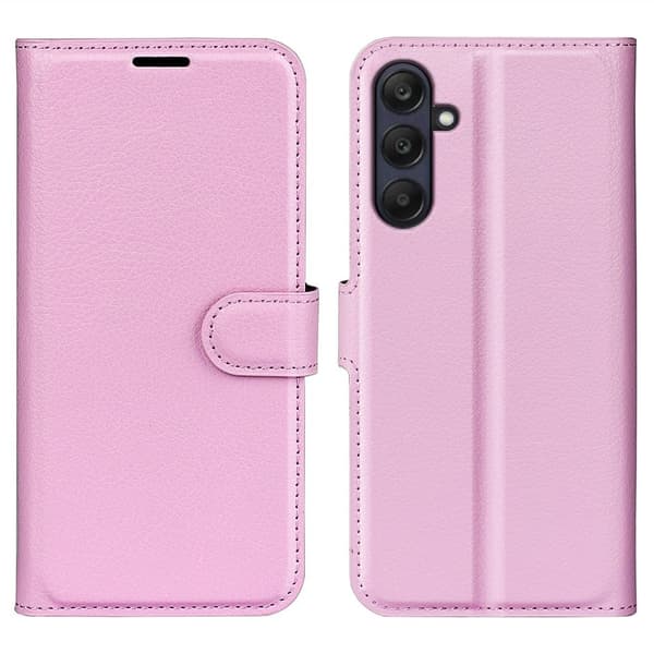 Klassisk Samsung Galaxy A26 flip etui - Lyserød