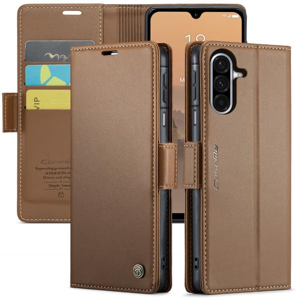 CaseMe Samsung Galaxy A26 sileä kotelo - Ruskea