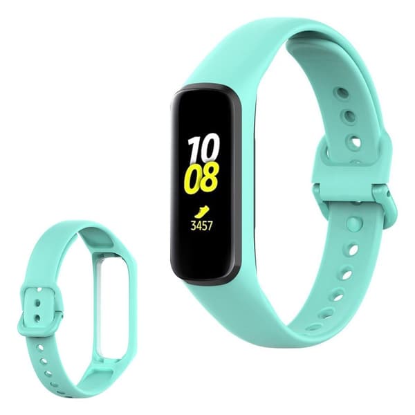 Samsung Galaxy Fit 2 simple silikone rem - cyan