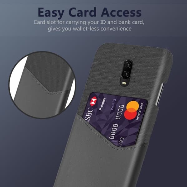 Bofink OnePlus 7 Card Kuoret - Harmaa
