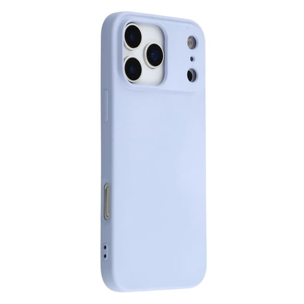 Mikrofiberforet blødt gummi iPhone 17 Pro Max cover - Lyselilla