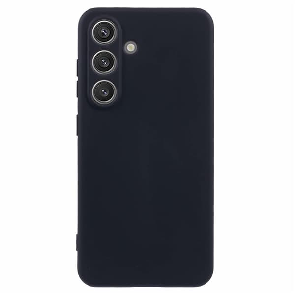 Mikrofiberforet blødt gummi Samsung Galaxy S26 Plus cover - Sort