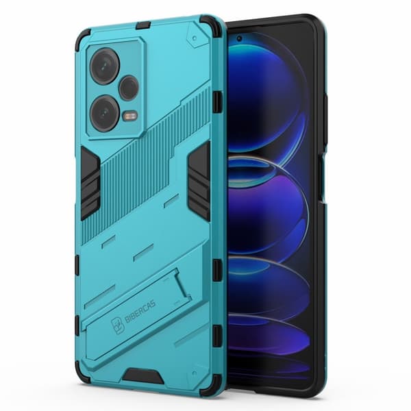 Stöttåligt Xiaomi Redmi Note 12 Pro Plus hybridskal - Blå