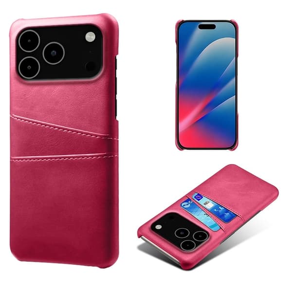 Dual Card iPhone 17 Pro Max deksel - Rose