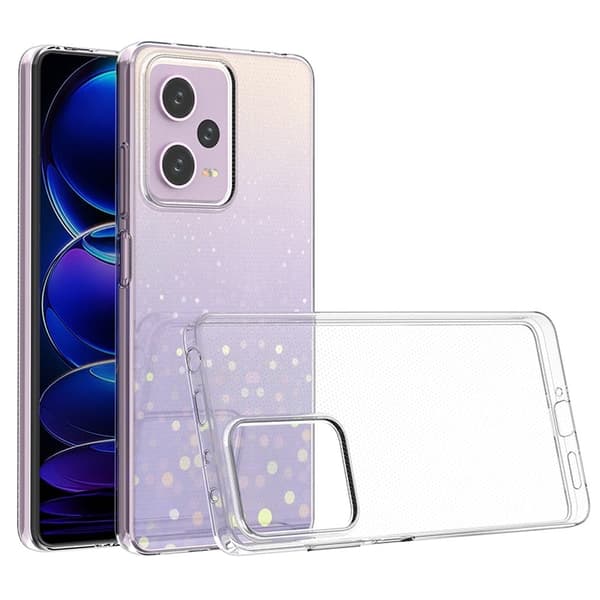 Erittäin ohut läpinäkyvä kotelo Xiaomi Redmi Note 12 Pro:lle