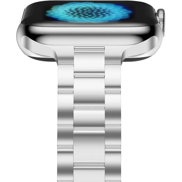 Apple Watch Series 8 (41 mm) urrem i rustfrit stål - Sølv