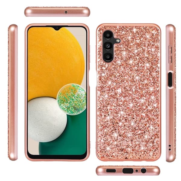 Glitter Samsung Galaxy A26 deksel - Svart