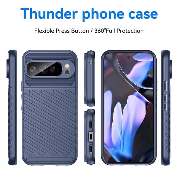 Thunder Google Pixel 10 Pro XL deksel - Blå