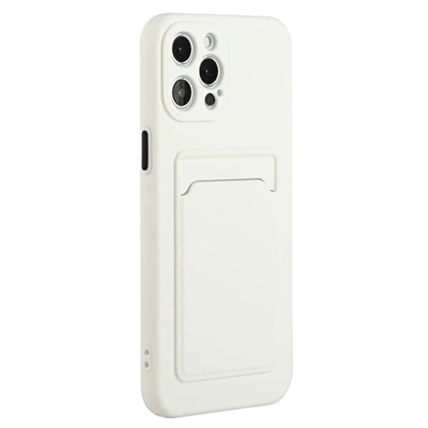 Kortholder cover til iPhone 14 Pro - Hvid