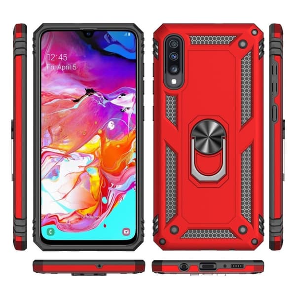 Bofink Combat Samsung Galaxy A70 deksel - Rød