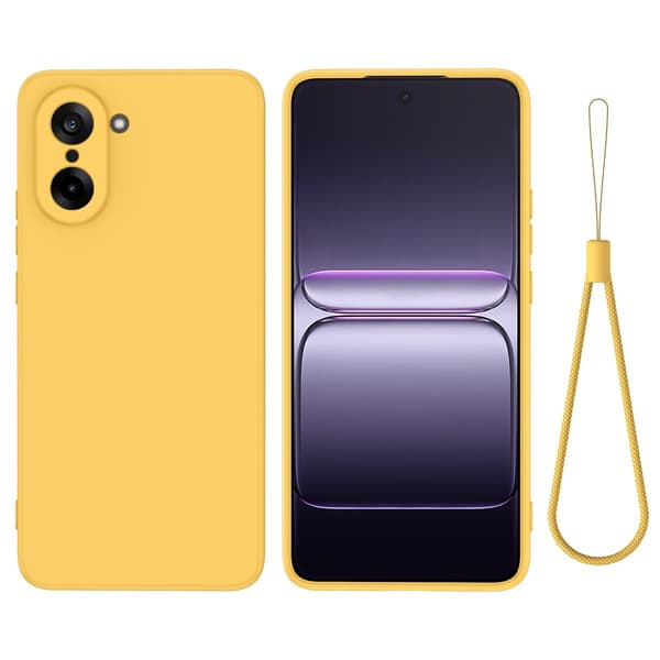 Matte Liquid OnePlus Nord CE5 silikone cover - Gul