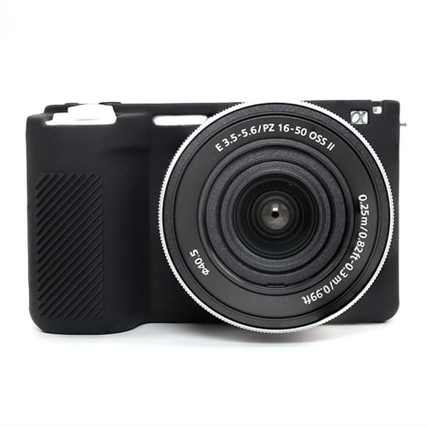 Sony ZV-E10 II Camera Protective Case Scratch Resistant Silicone Cover - Black