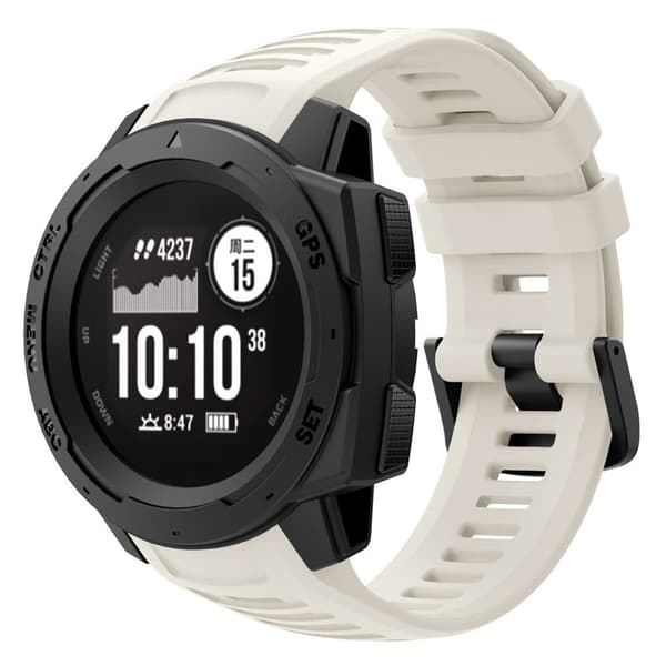 Garmin Instinct klockarmband i silikon - Vit