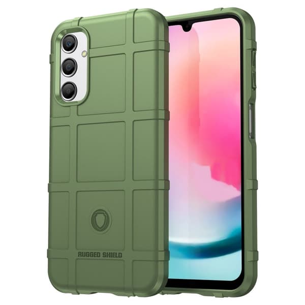 Rugged Shield Etui Samsung Galaxy A24 4G - Grøn