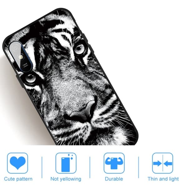 Imagine Xiaomi Redmi 9A Etui - Tiger Face