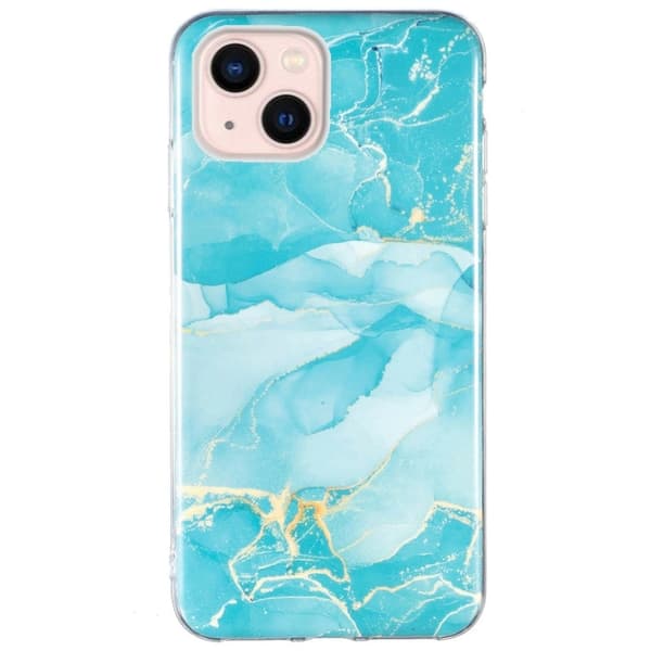 Marmor etui til iPhone 13 - Grøn