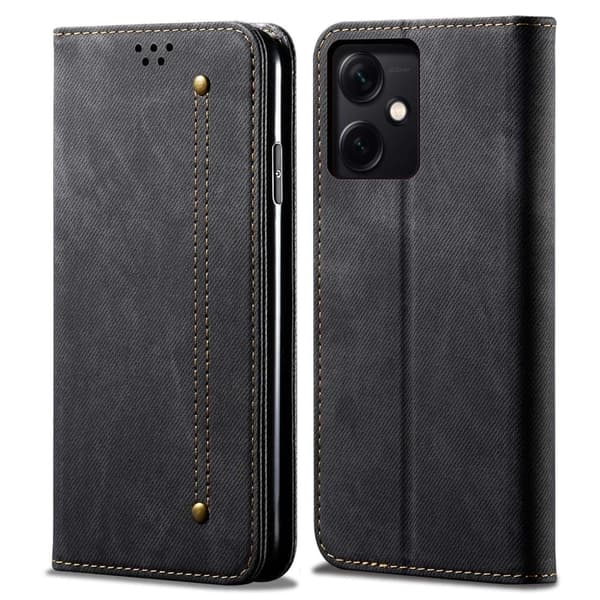 Jeans Xiaomi Redmi Note 12 Flippetui - Svart