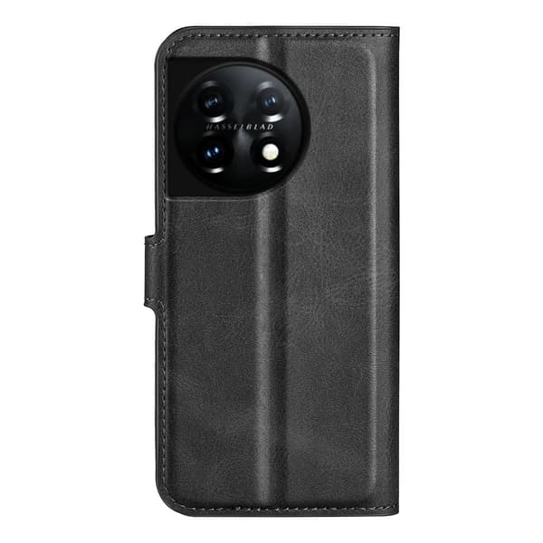 Læderetui med Pung til OnePlus 11 - Sort