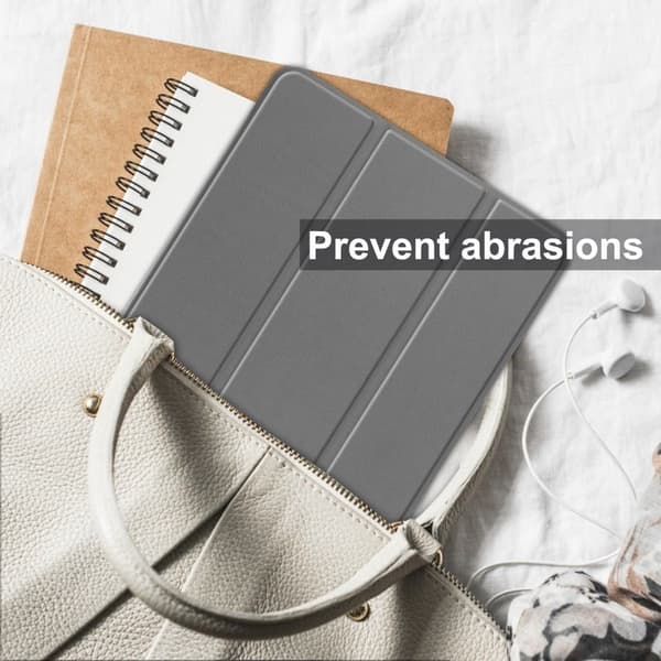 Tri-fold skinnstativveske for Nokia T21 - Grå