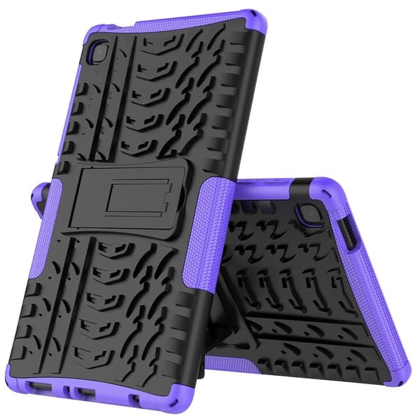 Dækmønster kickstand-etui til Samsung Galaxy Tab A7 Lite - Lilla