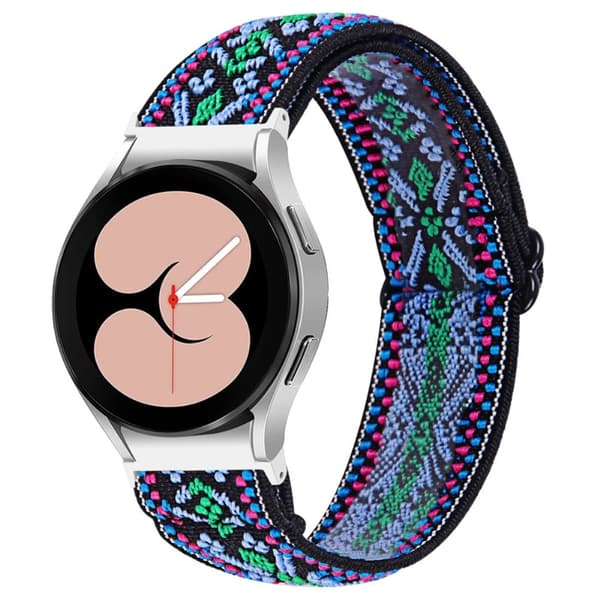 Samsung Galaxy Watch 5 / 4 elastisk nylonklokkerem - Blå / Blå