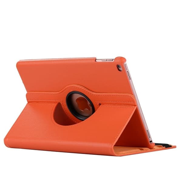 iPad (2017) stilrent og sikkert læder etui - Orange