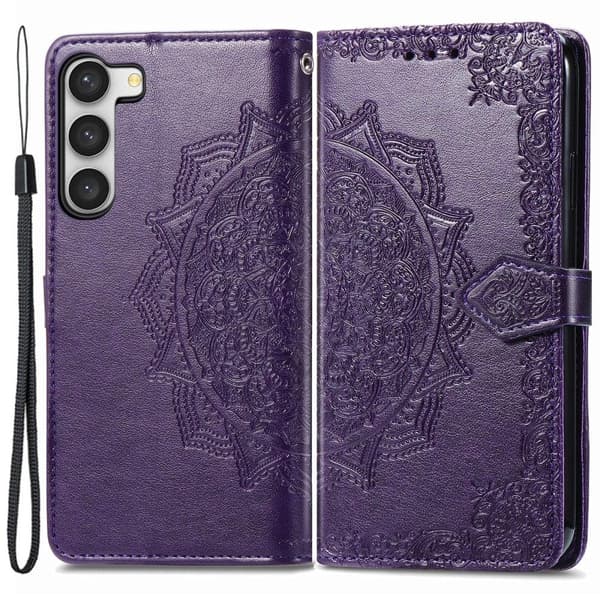 Mandala Samsung Galaxy S23 Flip Etui - Lilla