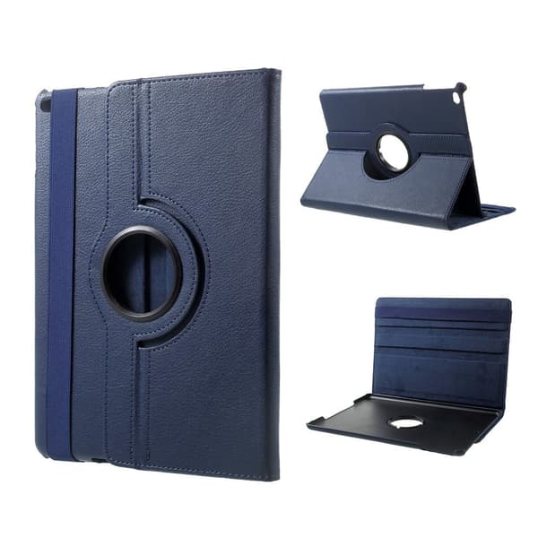 iPad (2017) Etui med 360 grader stand - Mørkeblå