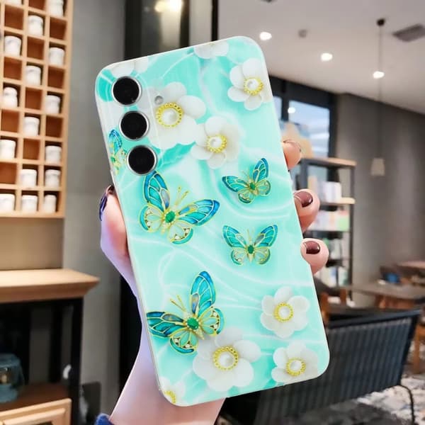 Vibe Samsung Galaxy A26 deksel - Sommerfuglblomst