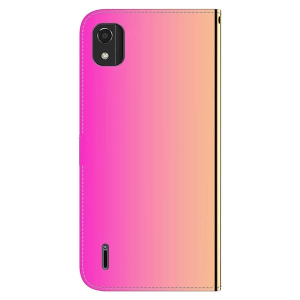 Mirror Nokia C2 2nd Edition Flip Etui - Rose