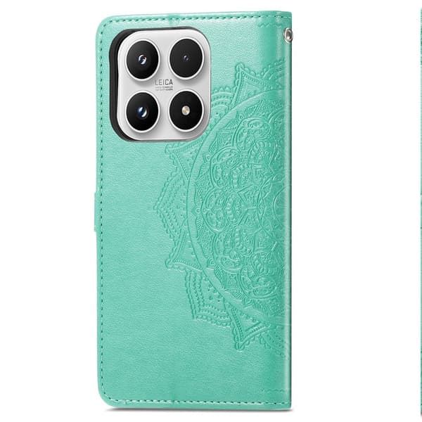 Mandala Xiaomi 17 nahkakotelo - Vihreä