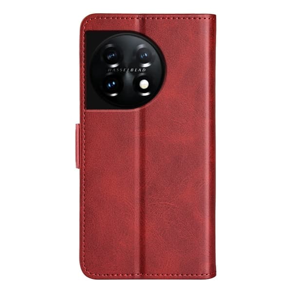 Læderetui med Pung til OnePlus 11 - Rød