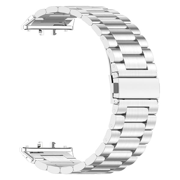 Samsung Galaxy Fit3 udskiftningsrem Quick Release urrem i rustfrit stål, sølv