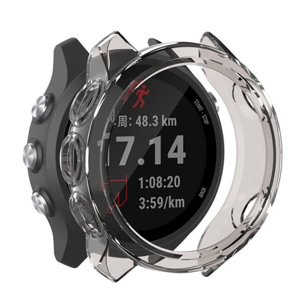 Garmin Forerunner holdbar translucent etui - Transparent Grå